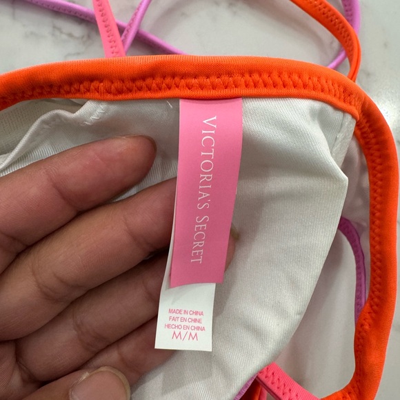 Victoria's Secret Black and Pink Bikini - Picture 4 of 4